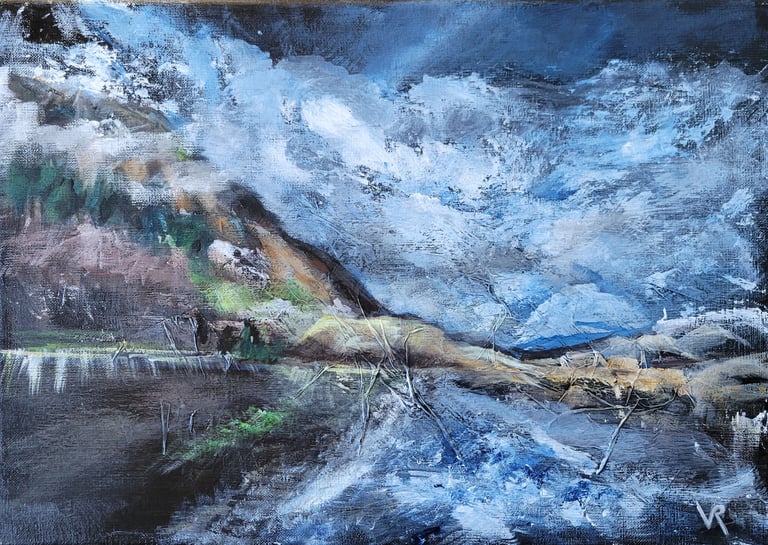 Acrylique sur toile 33 cm x 46 cm