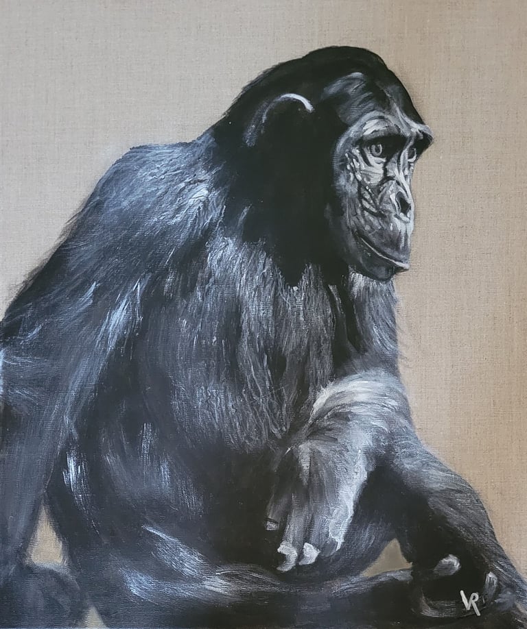 Acrylique sur toile 55 cm x 46 cm