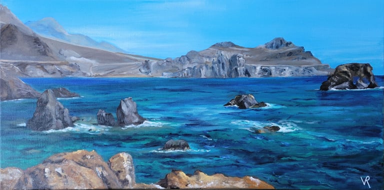 Acrylique sur toile 40 cm x 80 cm