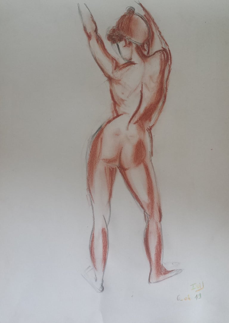 Pastel sur papier 42 cm x 32 cm