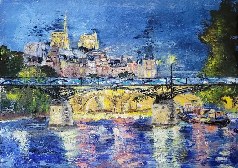 Acrylique sur toile 50 cm x 70 cm