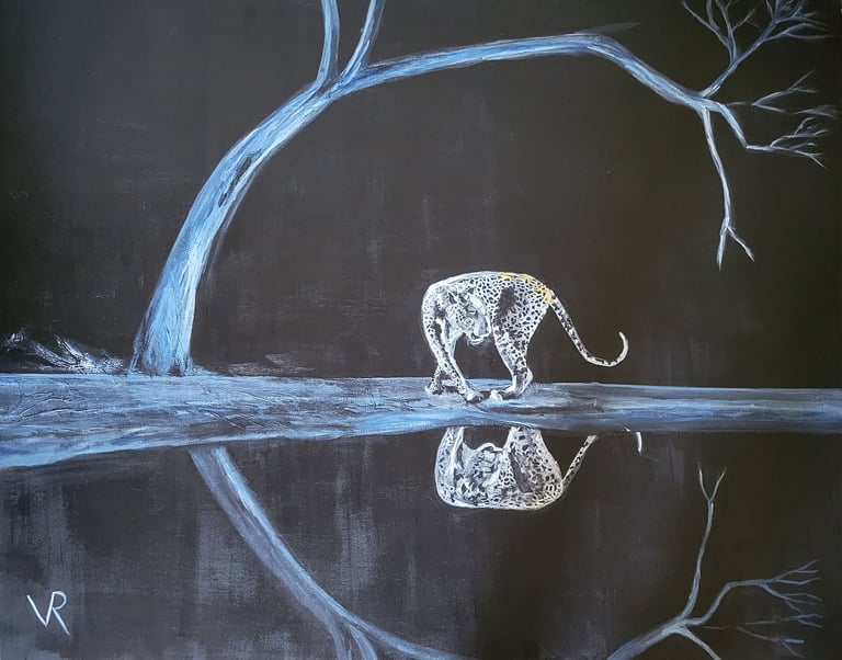 Acrylique sur toile 80 cm x 100 cm