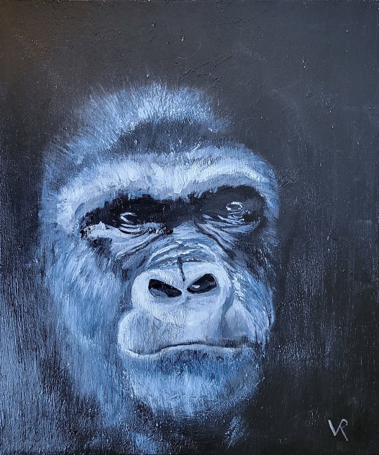 Acrylique sur toile 55 cm x 46 cm