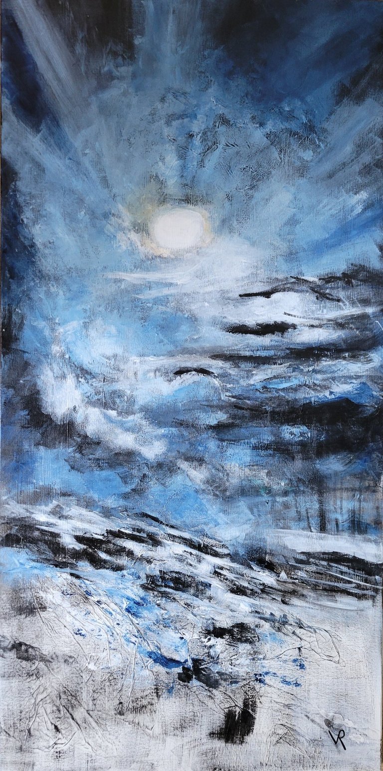 Acrylique sur toile 100 cm x 50 cm