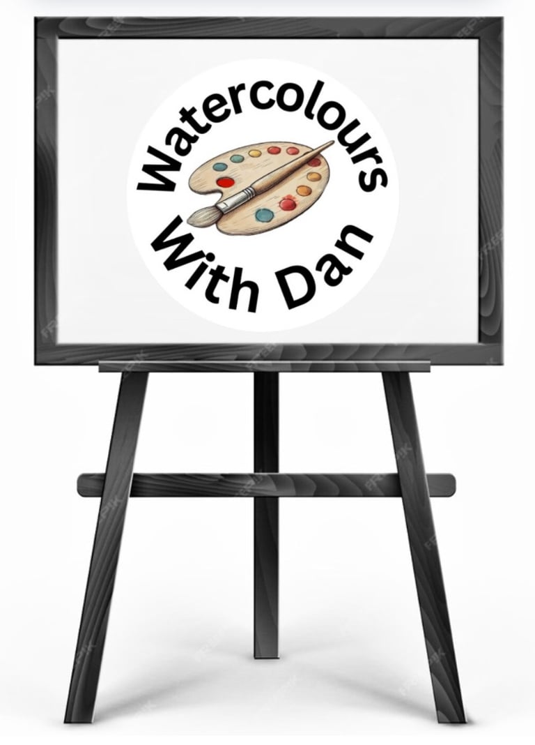 Watercolours with Dan logo
