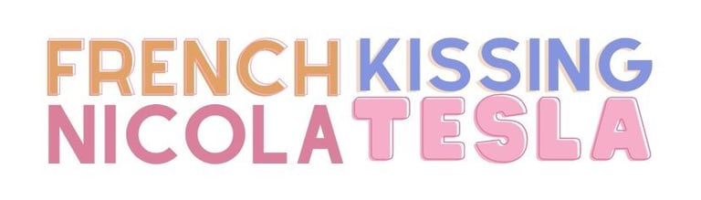 French Kissing Nicola Tesla logo