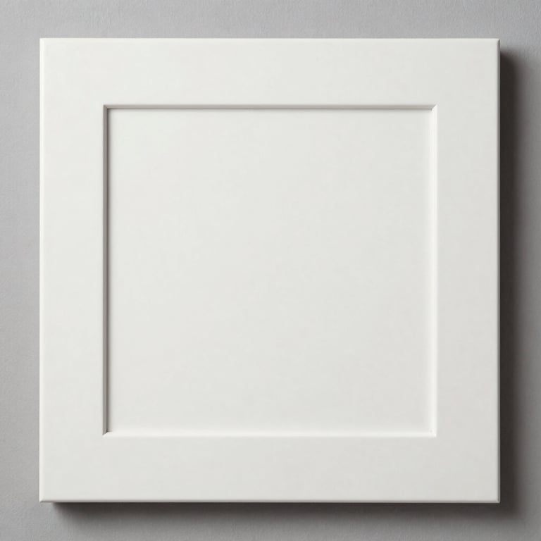 Shaker White Cabinet Door sample