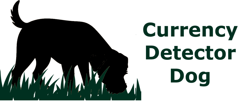 Currency Detector Dog logo