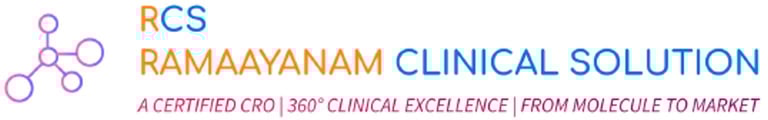 Clinical Trials Services in India, USA, Europe, UAE by RCS logo