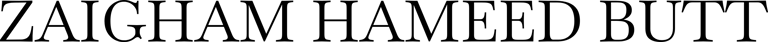Zaigham Hameed Butt logo
