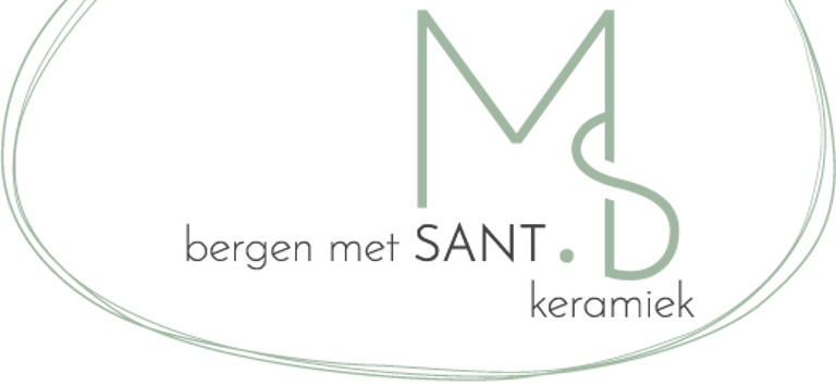 logo bergen met SANT. keramiek