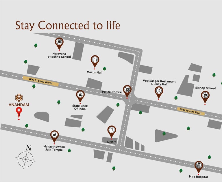 LOCATION KKG ANANDAM BHAYANDAR WEST