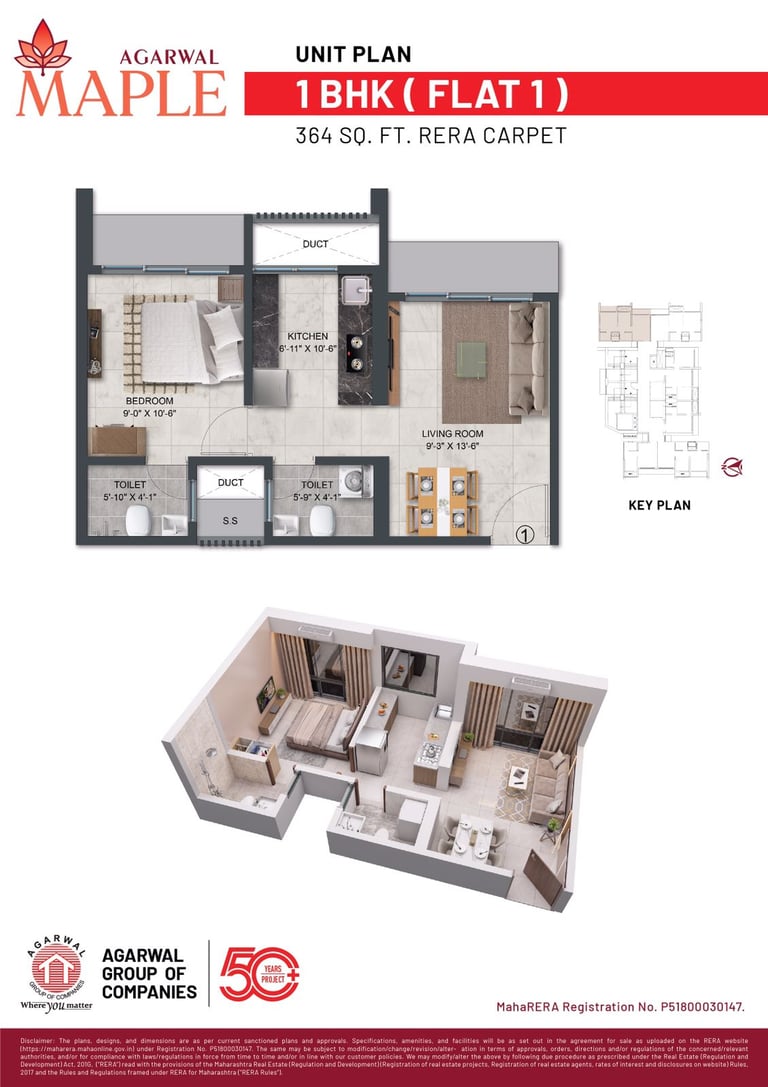FLOOR PLANS AGARWAL FLORESTA MAPLE, AGARWAL MAPLE, UPPER GOVIND NAGAR, MALAD EAST