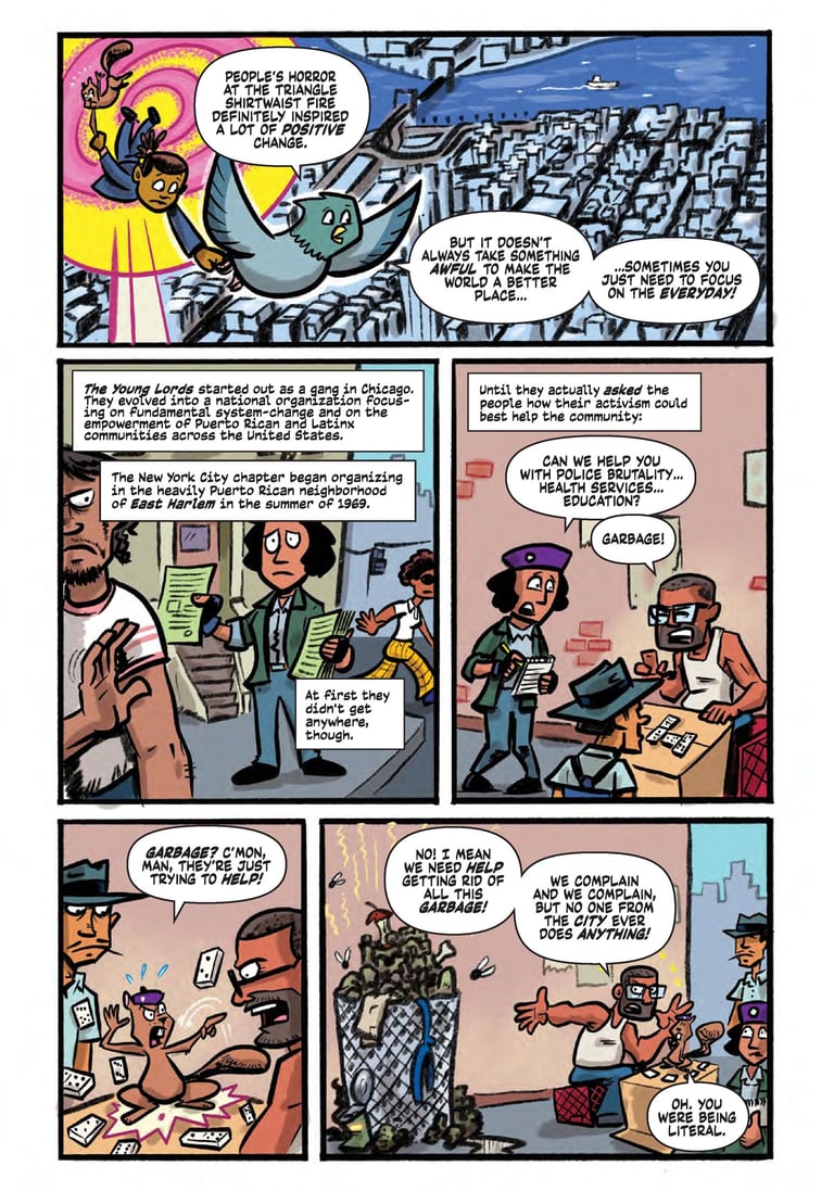 a page from Action Activists #2