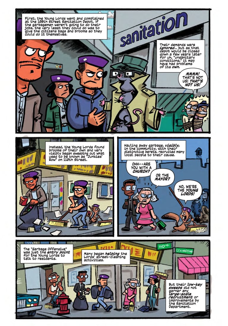 a page from Action Activists #2