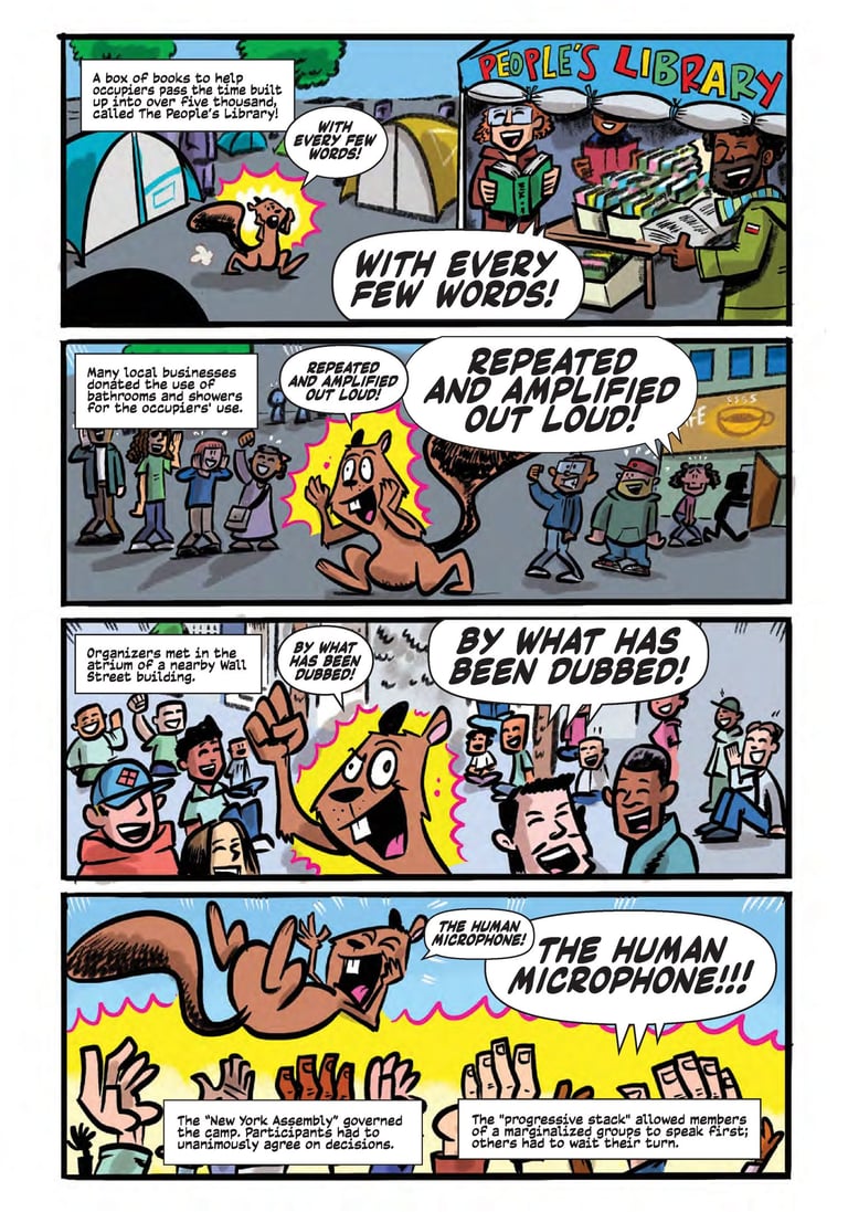 a page from Action Activists #2