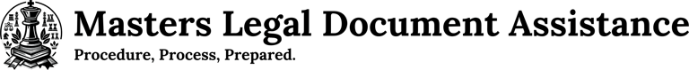 Masters Legal Document Assistance logo