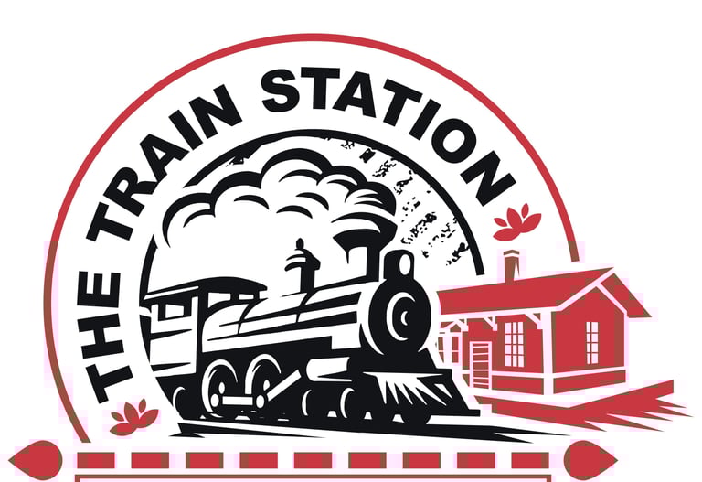 The train station logo