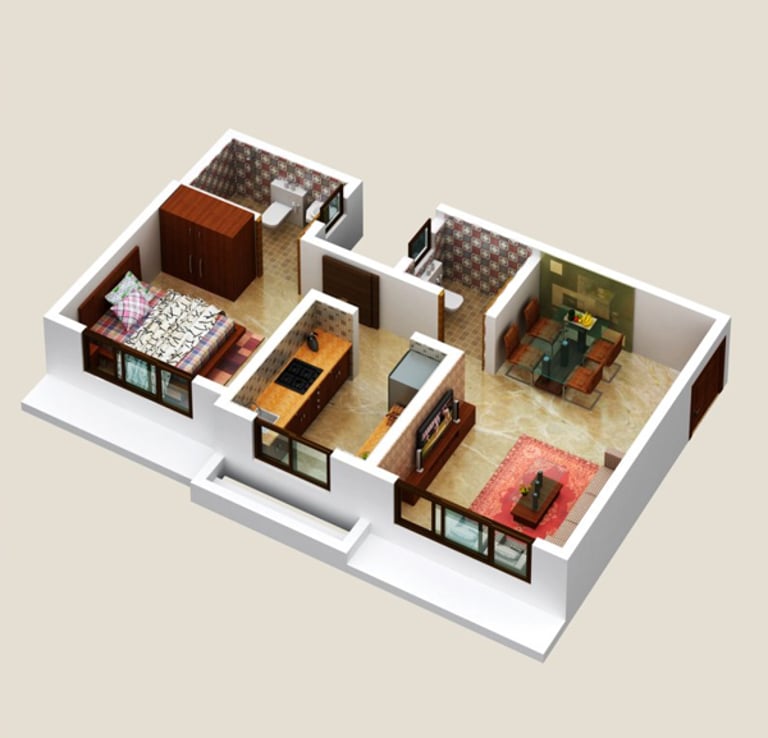 FLOOR PLAN NG AROMA MIRA ROAD EAST, RNA NG, AROMA, RAMDEV PARK, MIRA ROAD EAST