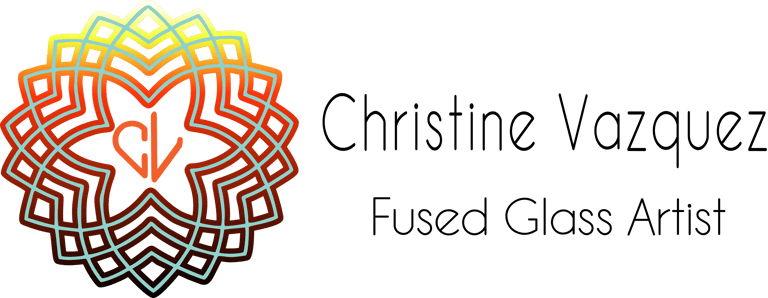 Christine Vazquez Fused Glass Artist logo