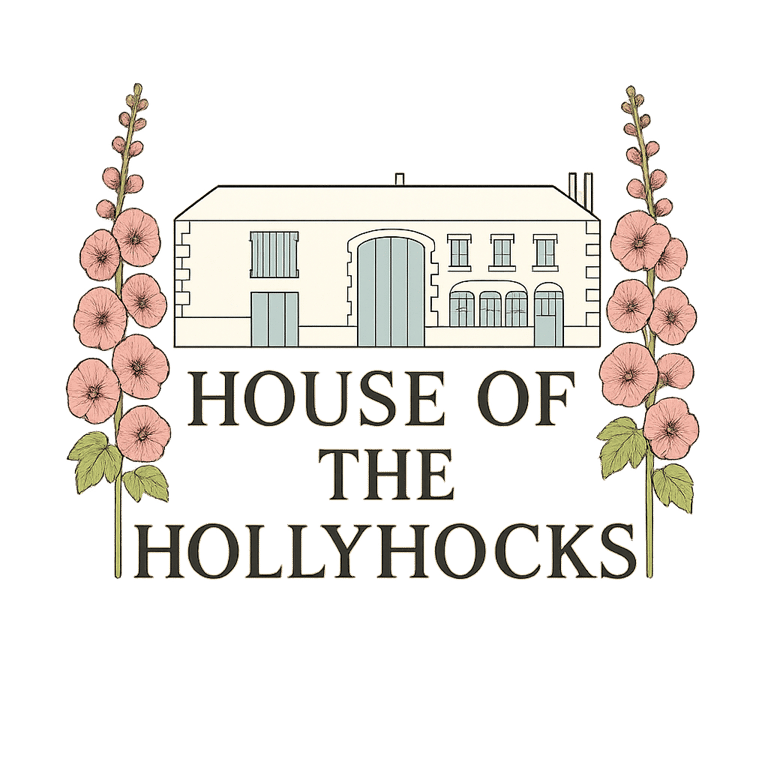 House of the Hollyhocks logo