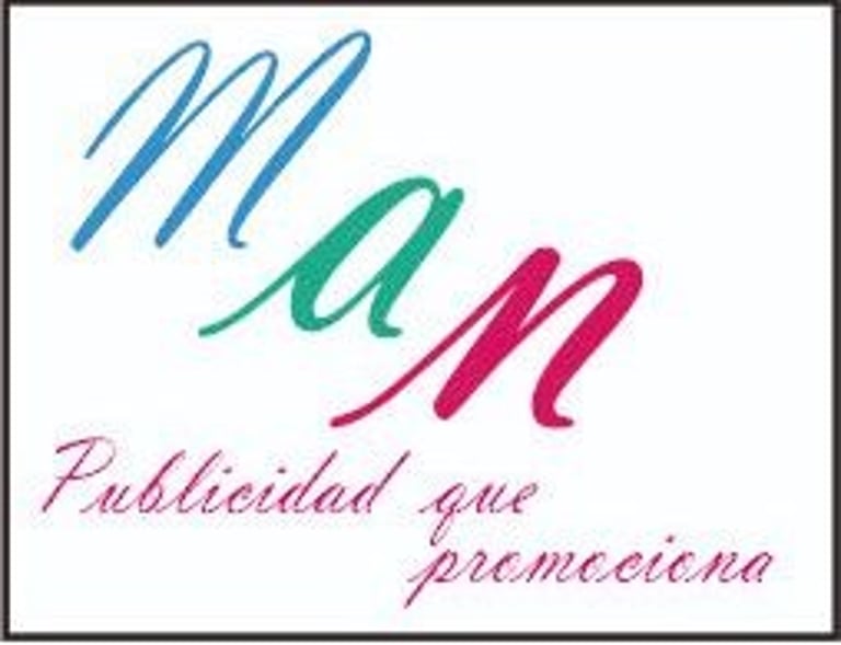 MAN Publicidad que promociona logo