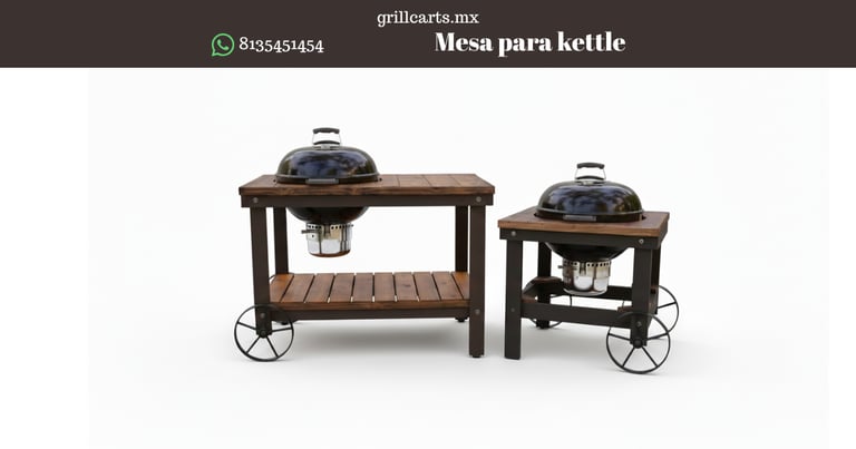 Mesa de trabajo para asador