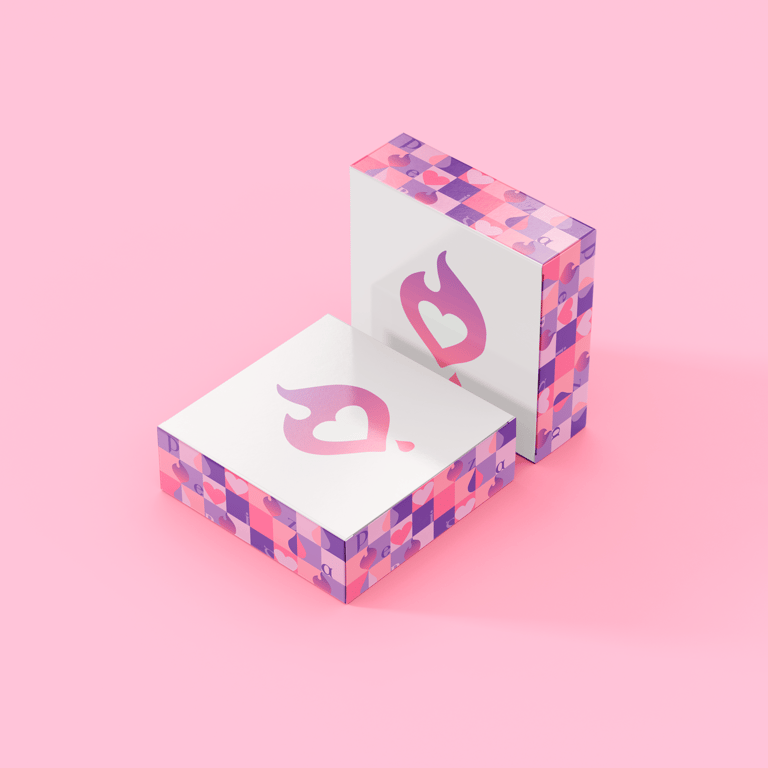 Papelaria com identidade visual criada pela Delinear para Perigoza