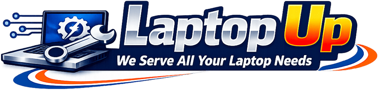 LaptopUP logo