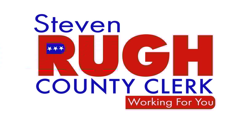 Rugh for County Clerk logo