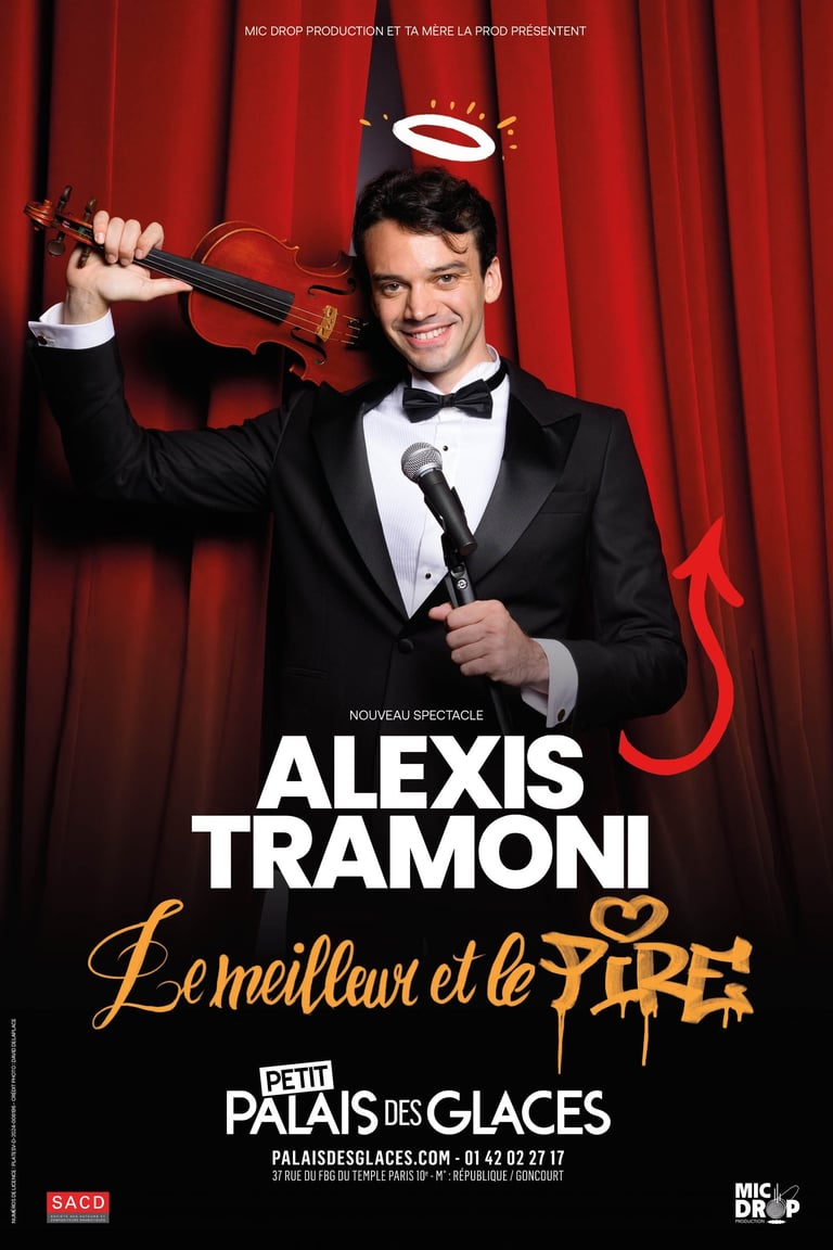 Photographie de portrait utilisée pour une affiche artistique d'Alexis tramoni