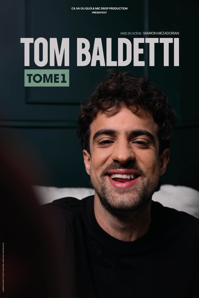 Photographie de portrait utilisée pour une affiche artistique de tom baldetti