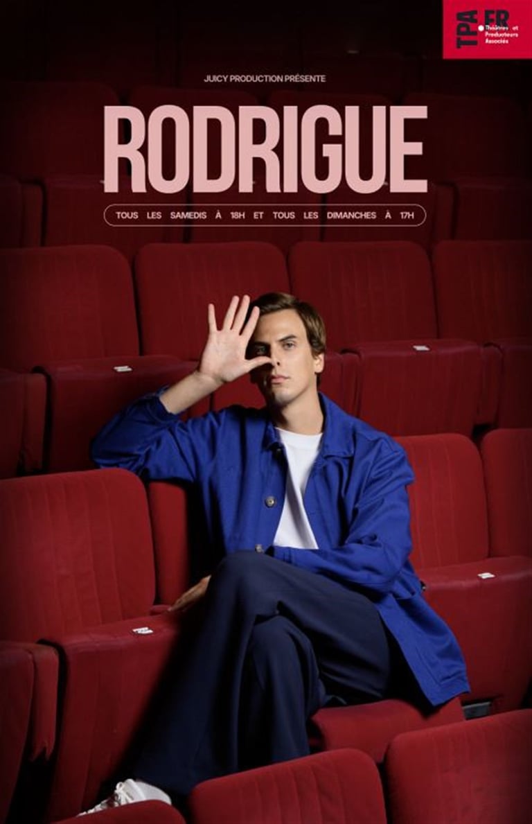 Photographie de portrait utilisée pour une affiche artistique de Rodrigue