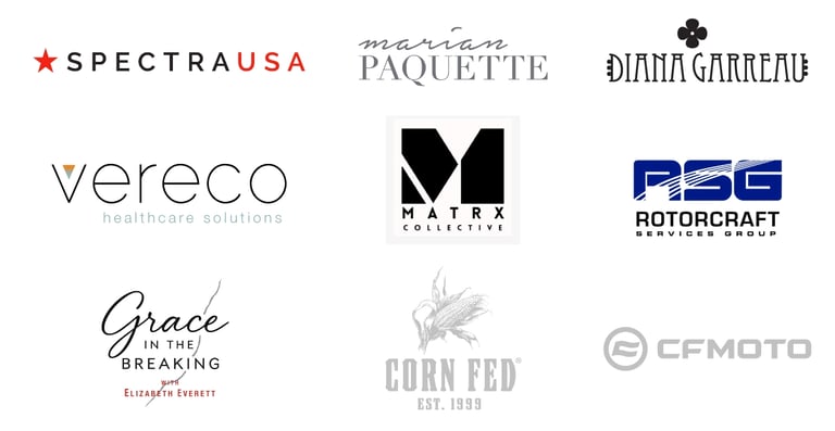 "Brand identity and corporate logo design portfolio by VHF Media"