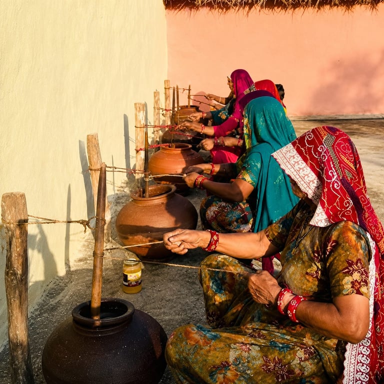 Traditional Bilona Churning
