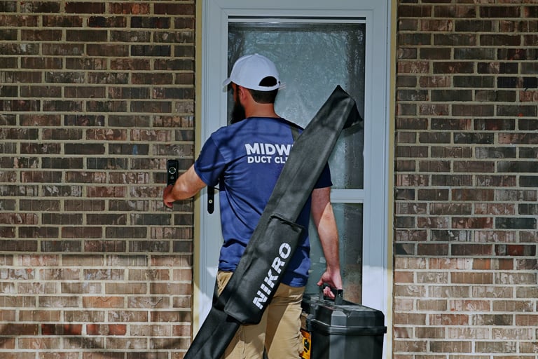 Residential Midwest duct cleaner
