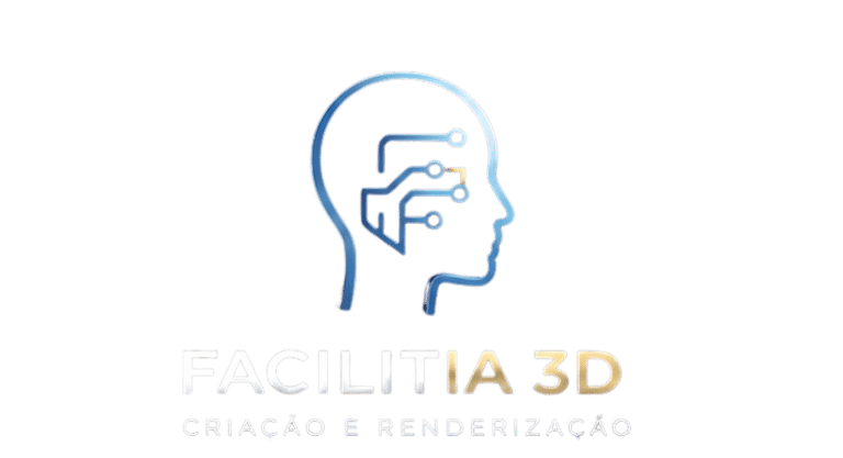 Facilitia 3D Soluções 3D para arquitetura logo