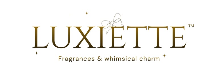 Luxiette fragrances & whimsical charm logo