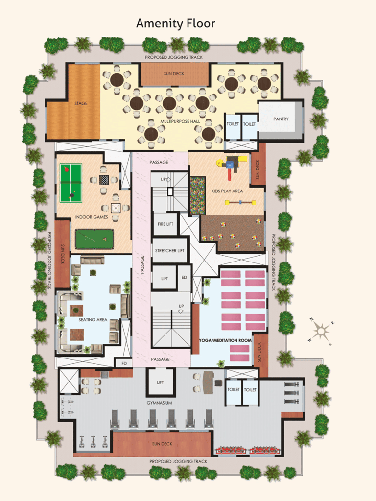 Amenities Salasar Aavatar, Kanakia, Near LR Tiwari College and 711 Club, Mira Road East