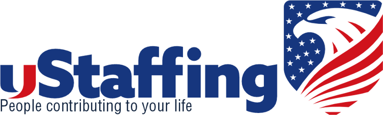 uStaffing logo