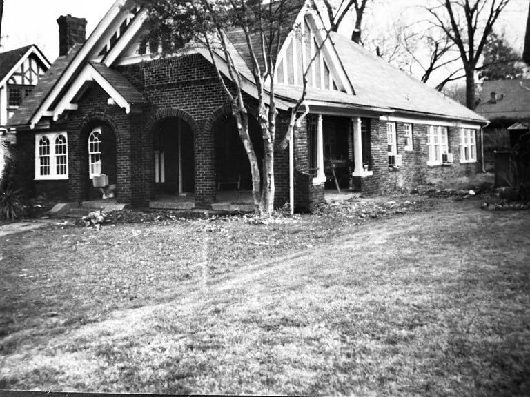 Early before photo of the home