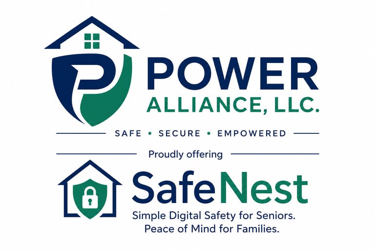 SafeNest by Power Alliance, LLC. logo