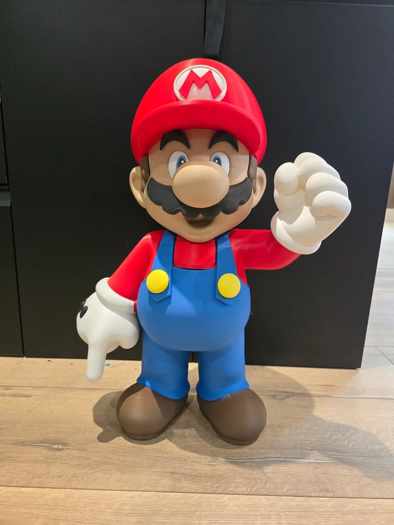 figurine en 3d de Mario