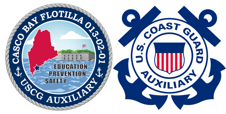 United States Coast Guard Auxiliary Casco Bay Flotilla logo