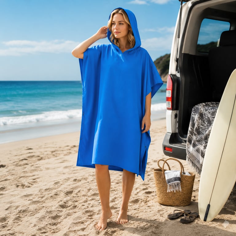Microfiber Beach Changing Robe for Adults