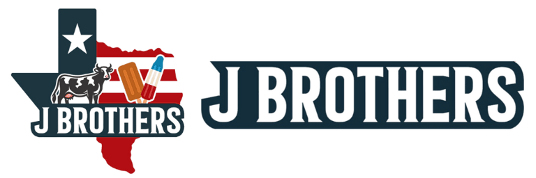 J Brothers - 'Texas Made, Indian Flavors' logo