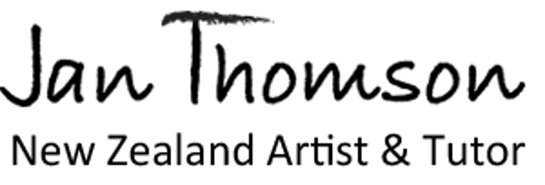 Jan Thomson, New Zealand Artist logo