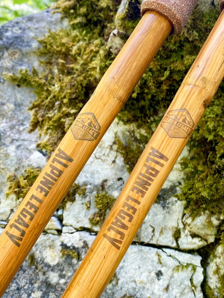 Batons de rando en bambou 5