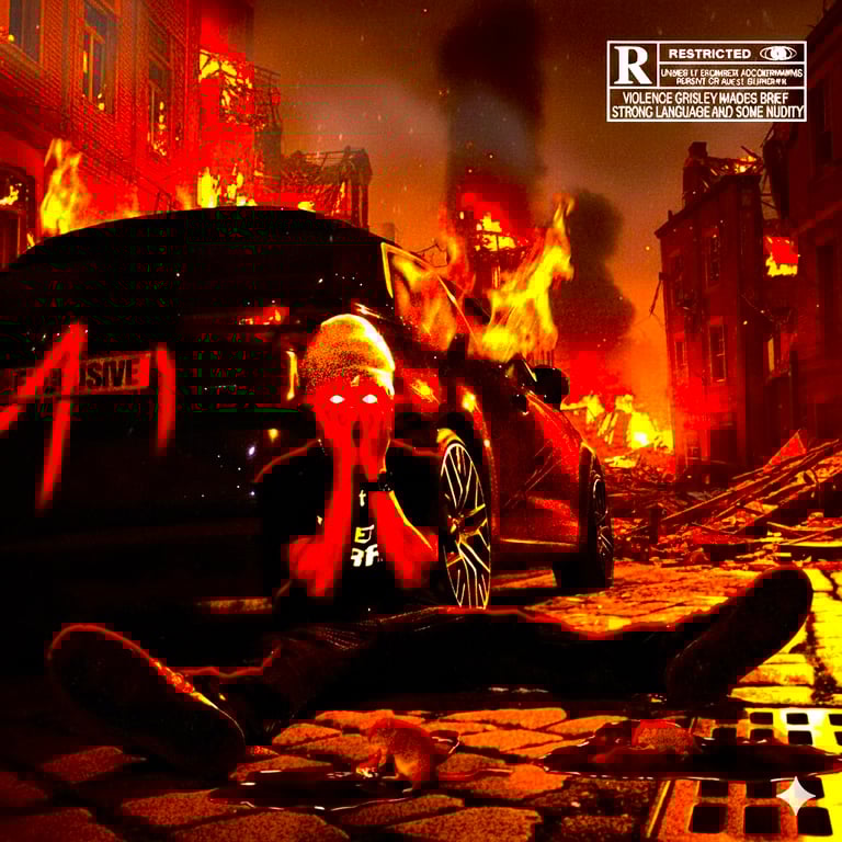 Pochette de Pressure999, single Trap Metal de Dodji Rappeur FR Eastsyde