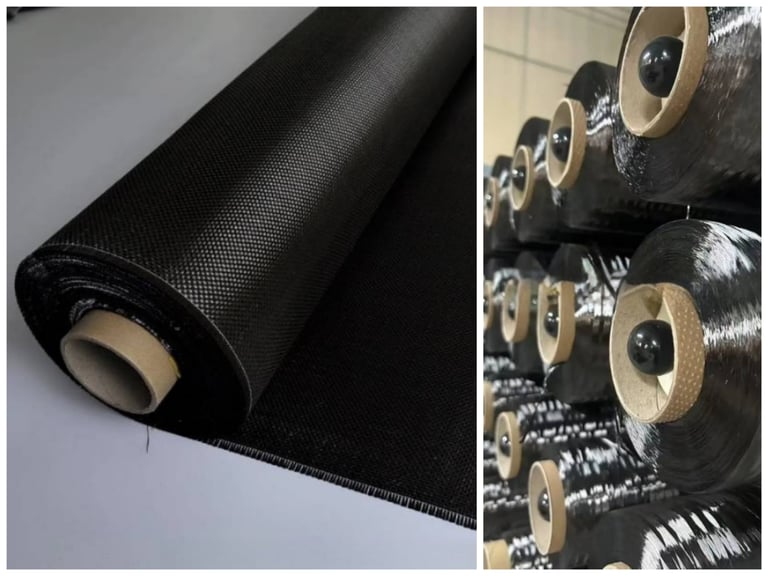 High-Quality Carbon Fiber Fabric Rolls and Woven Cloth – Primary Raw Materials for CFRP Production
